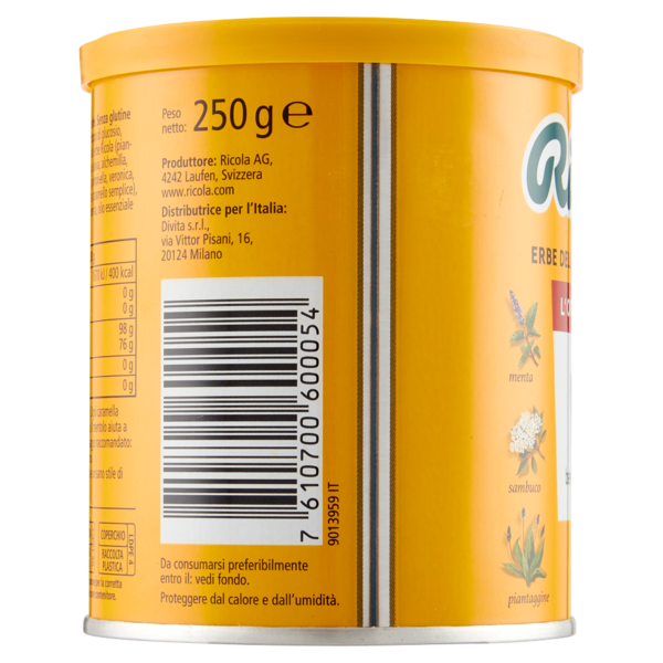 Ricola Cristallo di zucchero alle erbe svizzere 250 g
