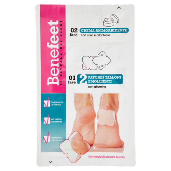 Benefeet Patches Talloni Emollienti 2 pz + Crema Ammorbidente