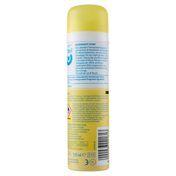infasil Deospray Freschezza Attiva 48 h 150 ml