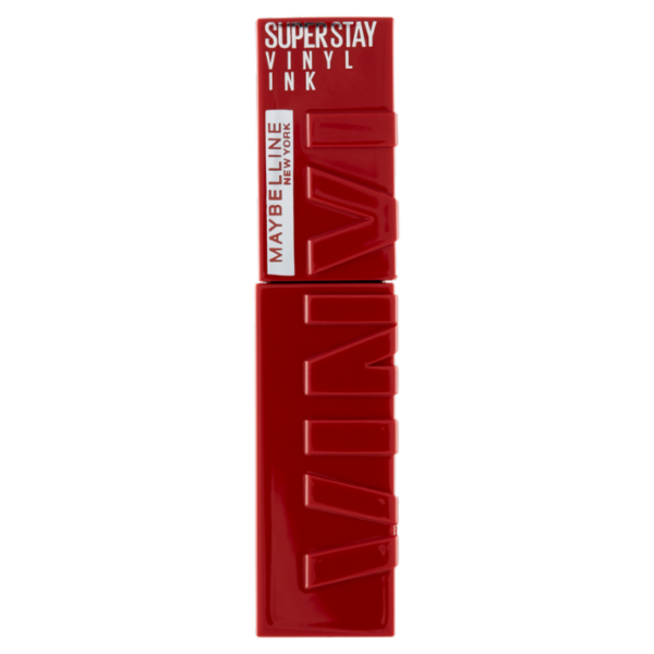 Maybelline New York Rossetto a Lunga Tenuta Effetto Vinilico Superstay Vinyl Ink 125 Keen