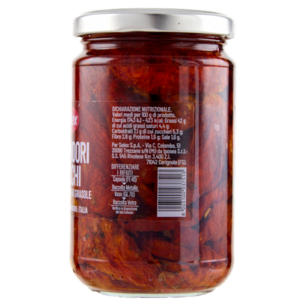 Selex Pomodori Secchi in Olio di Girasole 280 g
