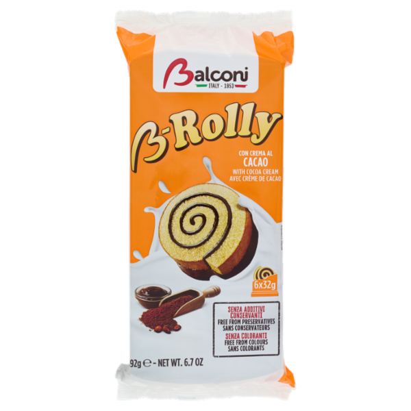 Balconi B-Rolly con Crema al Cacao 6 x 32 g