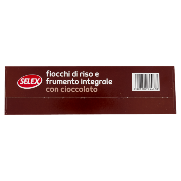Selex Fiocchi di Riso e Frumento Integrale con Riccioli di Cioccolato Fondente 300 g