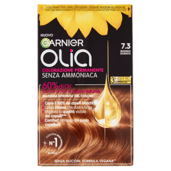 Garnier Olia Tinta Capelli, Senza Ammoniaca, Golden dark 73
