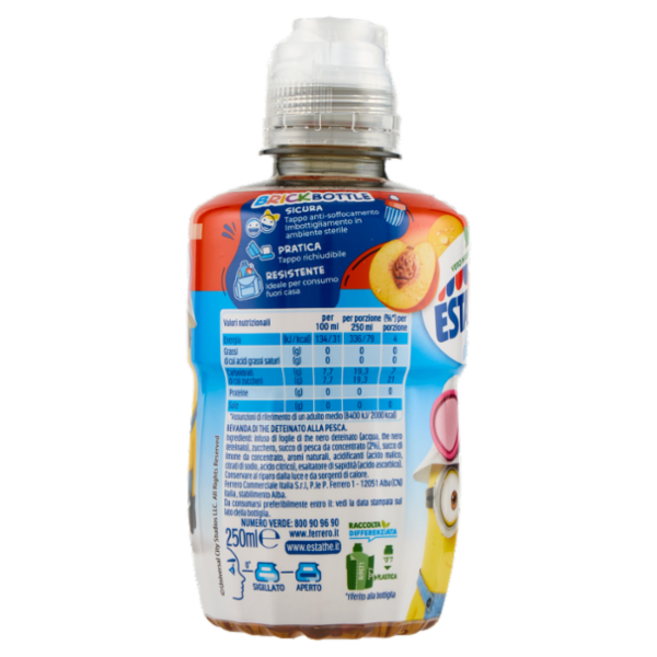 Estathé deteinato pesca Minions 250 ml