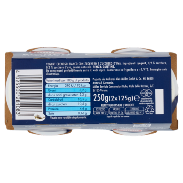 müller Bianco Crema di Yogurt 2 x 125 g