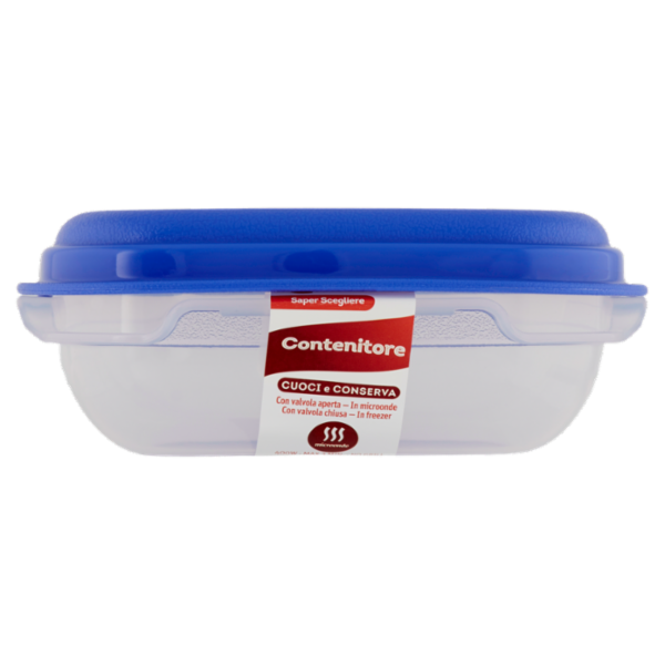 Consilia Saper Scegliere Contenitore Quadrato con Valvola Fresh Wave 0,50 l