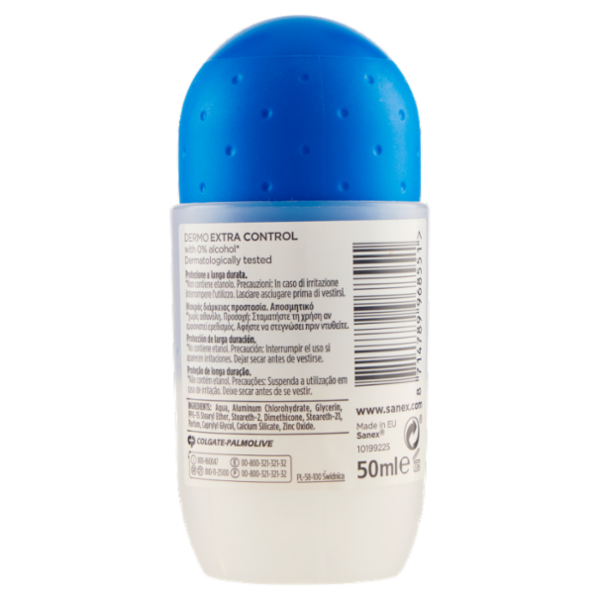 Sanex deodorante roll-on pH Balance Dermo Extra Control 48h 50 ml