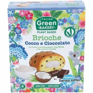 Fraccaro Brioche Plant Based Cocco e Cioccolato 4 pezzi 180g