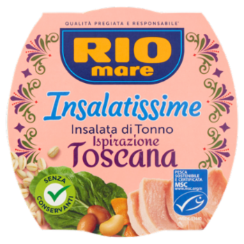 Rio Mare Insalatissime Insalata Di Tonno Ispirazione Toscana Con Orzo, Bietola Fagioli e Carote 160g