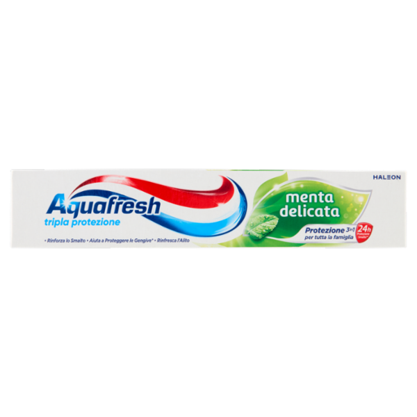 Aquafresh Tripla protezione dentifricio 3 in 1 gusto menta delicata e protezione denti 75 ml