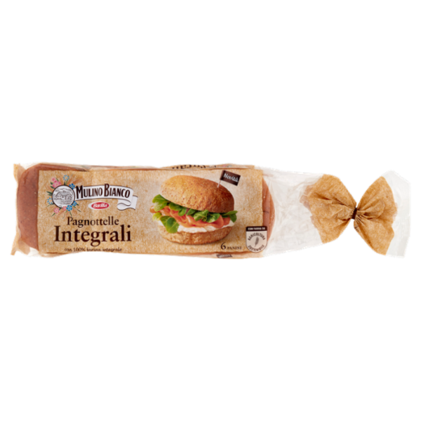Mulino Bianco Pagnottelle Integrali Pane Ideale per Panini 330g