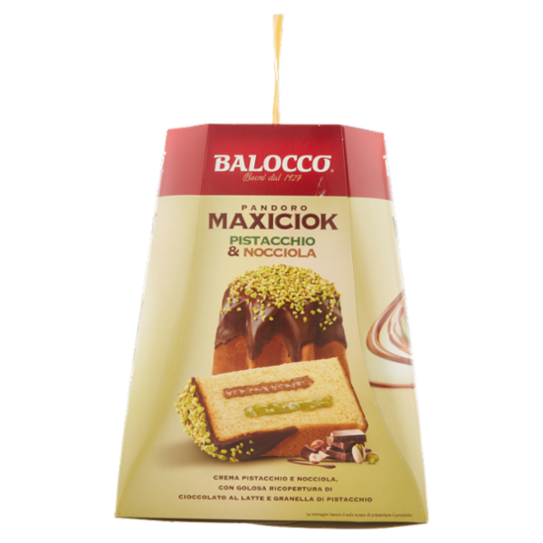Balocco Pandoro Maxiciok Pistacchio & Nocciola 800 g