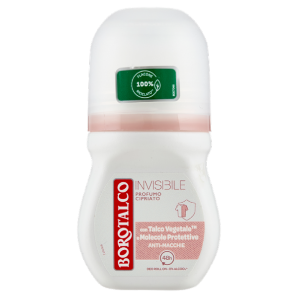 Borotalco Invisibile Profumo Cipriato Deo Roll On 50 ml