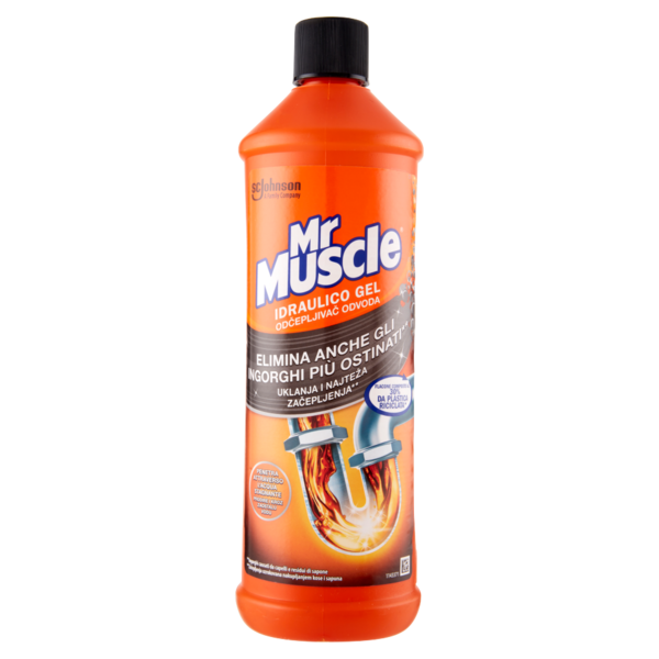 Mr Muscle Idraulico Gel, Disgorgante per tubi e Scarichi,1000 ml