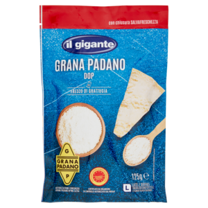 IL GIGANTE Grana Padano DOP Fresco Di Grattugia 125 g