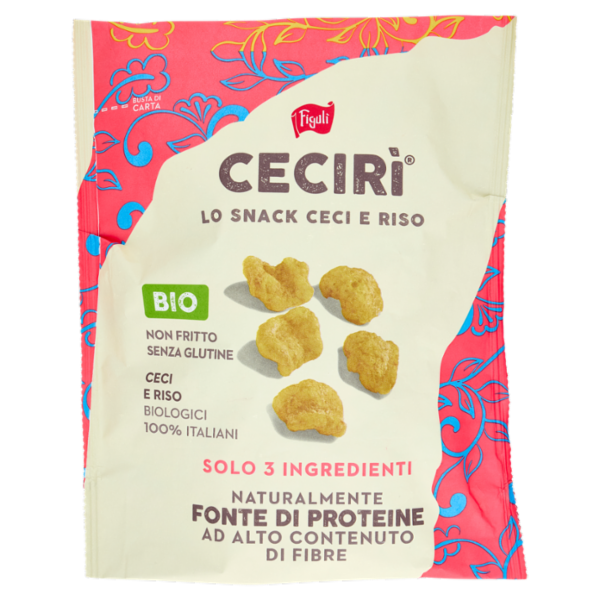 Figulì Cecirì lo Snack Ceci e Riso Bio 70 g