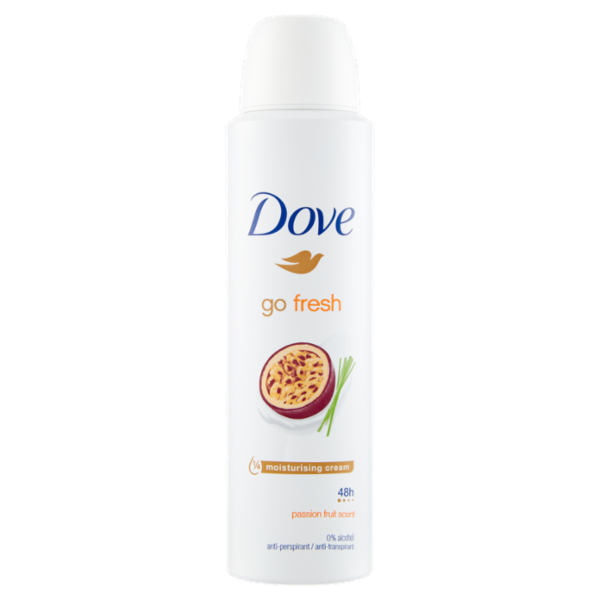Dove go fresh passin fruit scent anti-perspirant 150 ml