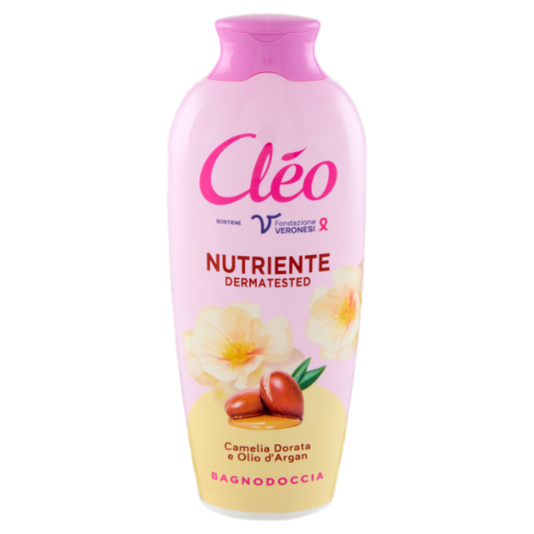 Cléo Nutriente Camelia Dorata e Olio d'Argan Bagnodoccia 750 ml