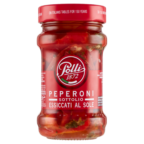 Polli Peperoni Sottolio Essiccati al Sole 185 g