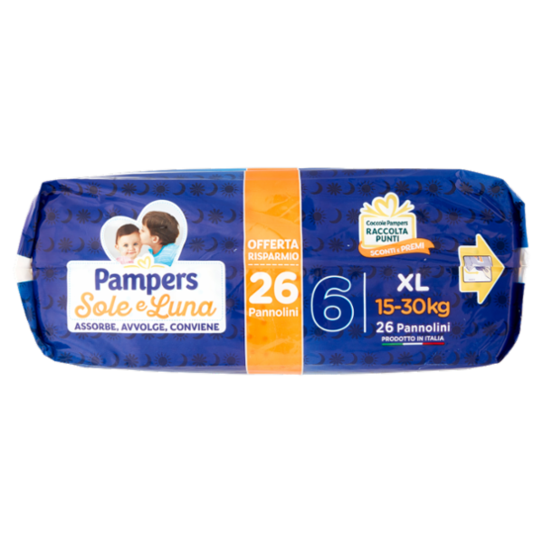 Pampers Sole e Luna XL 26 pz