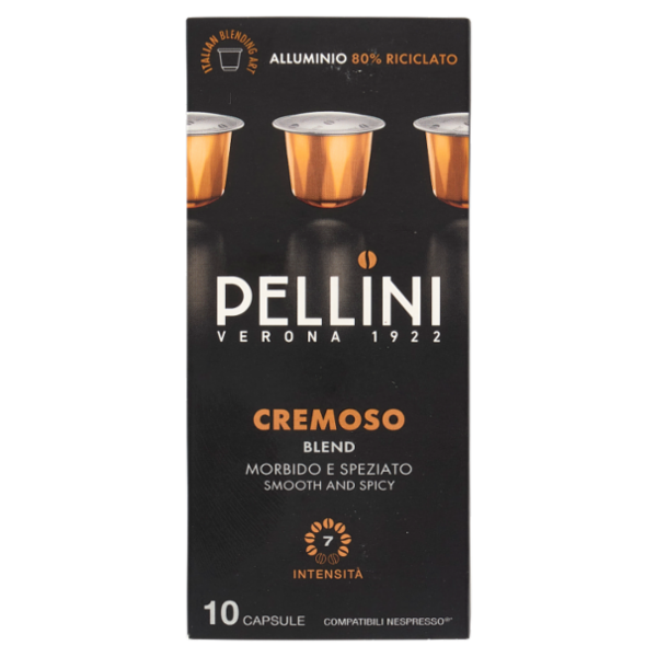 Pellini Cremoso Compatibili Nespresso* 10 Capsule 55 g