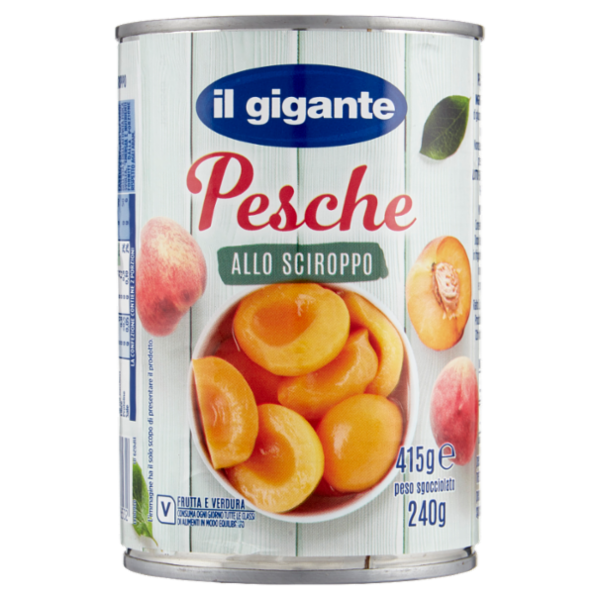 IL GIGANTE Pesche allo Sciroppo 415 g
