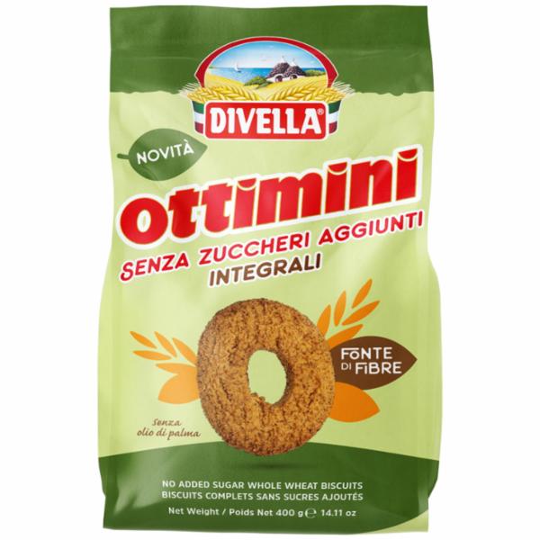 Divella Ottimini Integrali Senza Zuccheri Aggiunti 400 G