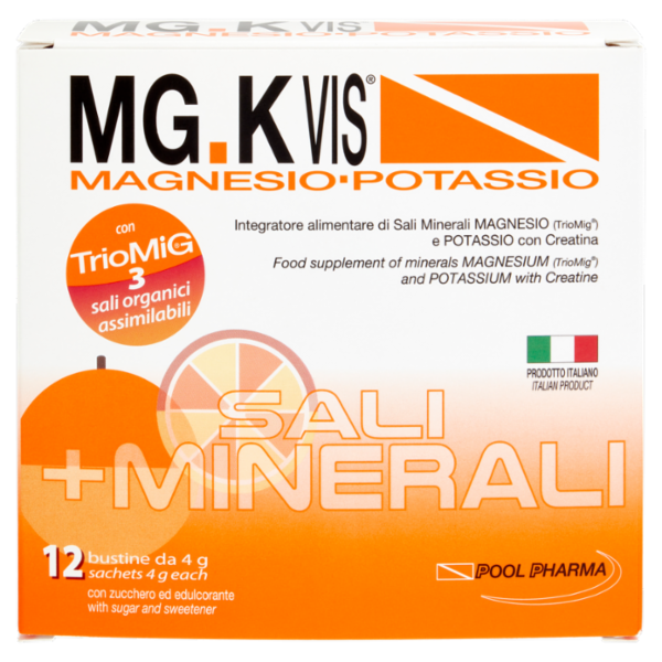 MG.K Vis Magnesio-Potassio Sali + Minerali 12 x 4 g