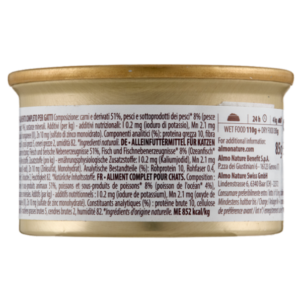 almo nature Daily Adult Cat Mousse con Pesce Oceanico 85 g