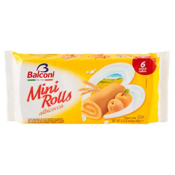 Balconi Mini Rolls albicocca 6 x 30 g
