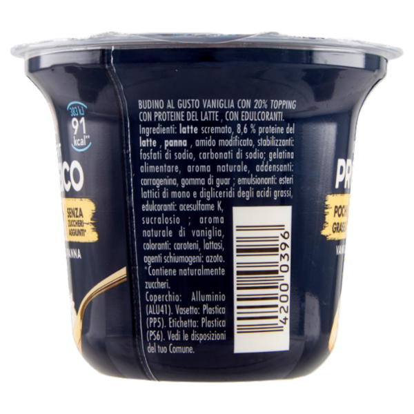 müller Dessert Proteico Vaniglia con Panna 200 g