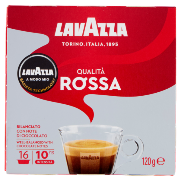 Lavazza A Modo Mio Qualità Rossa 16 Capsule 120 g