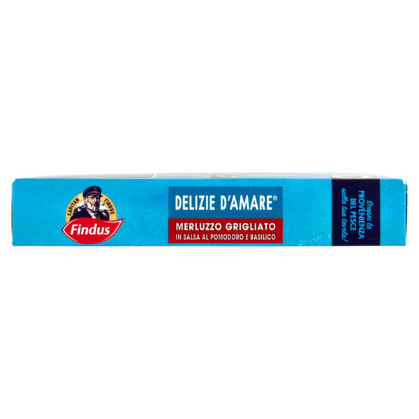 Capitan Findus Delizie D'Amare Merluzzo Grigliato in salsa al pomodoro e basilico 250 g