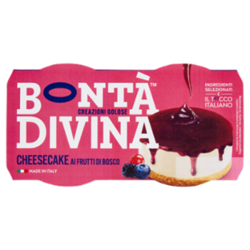 Bontà Divina Cheesecake Ai Frutti Di Bosco 2 x 90 g