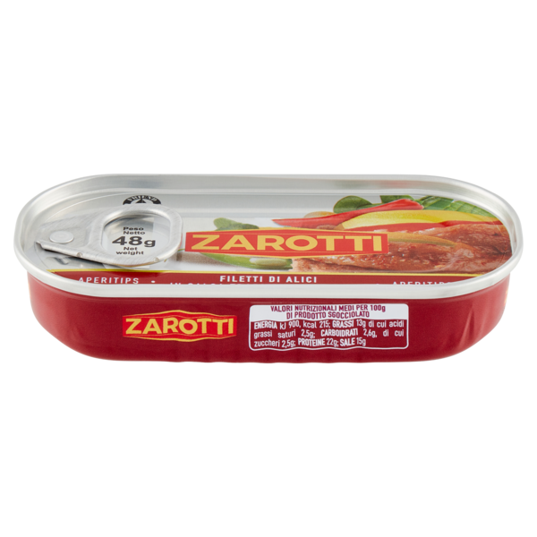 Zarotti Filetti di Alici in Salsa Tradizionale Zarotti 48 g