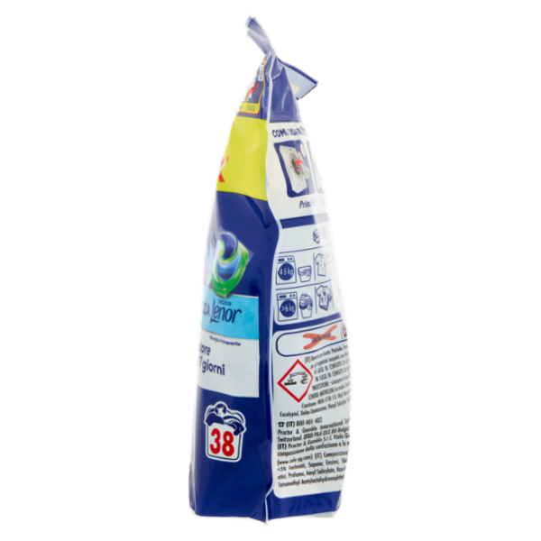 Dash Power Pods Detersivo Lavatrice Capsule + Tocco Lenor Risveglio Primaverile, 38 Lavaggi 809,4 g