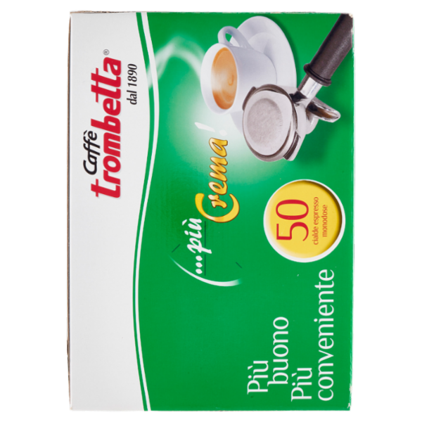 Caffè Trombetta più Crema! 50 cialde espresso monodose 350 g