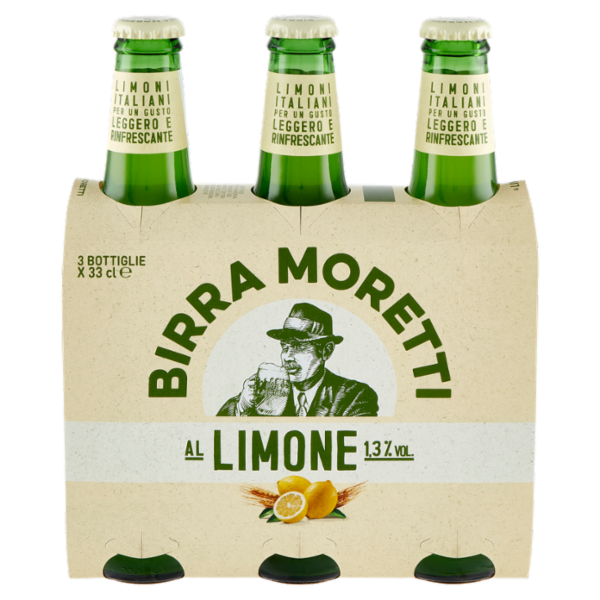 Birra Moretti al Limone 3 x 33 cl