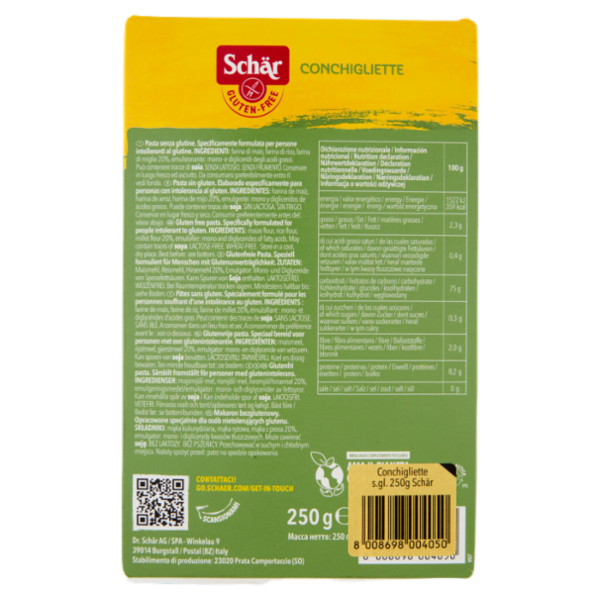 Schär Conchigliette 250 g