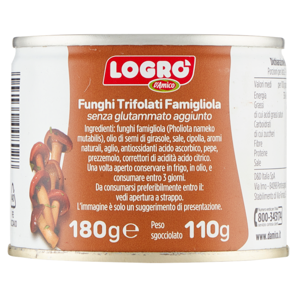Logrò i Trifolati Funghi Trifolati Famigliola 180 g