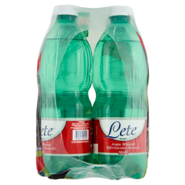 Lete Acqua Minerale Effervescente Naturale 6 x 50 cl