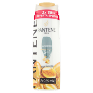 Pantene Pro-V 3in1 Shampoo+Balsamo+Trattamento Antiforfora 2x225 Ml