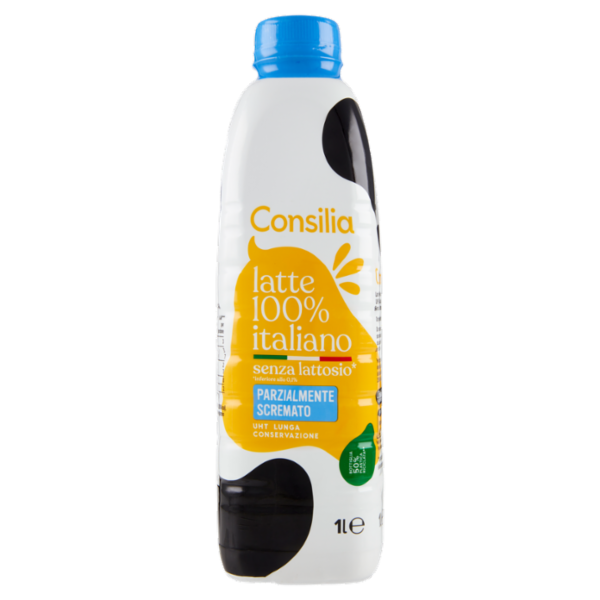 Consilia Latte Uht Parzialmente Scremato Alta Digeribilità senza Lattosio 1 L