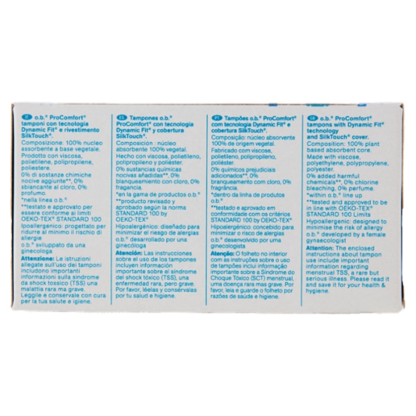 o.b. ProComfort Ultimate Comfort* Mini Tampons 32 pz