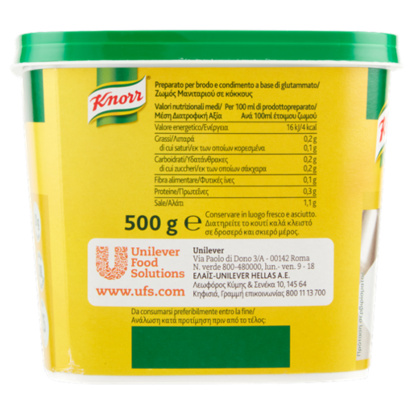Knorr Chef's Brodo ai Funghi Porcini Granulare 500 g