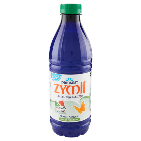 Zymil Alta Digeribilità Senza Lattosio Magro Digeribile 100% Latte d'Italia 1000 ml