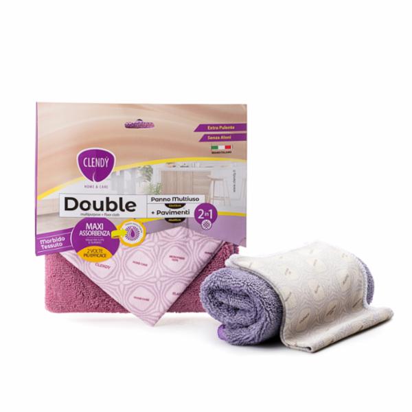 Clendy Double Microfibra Pz.2
