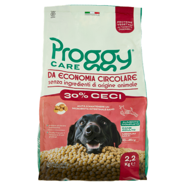 Proggy Care 30% Ceci Alimento Completo Cane Adulto Medium Maxi 10-45Kg 2,2 Kg