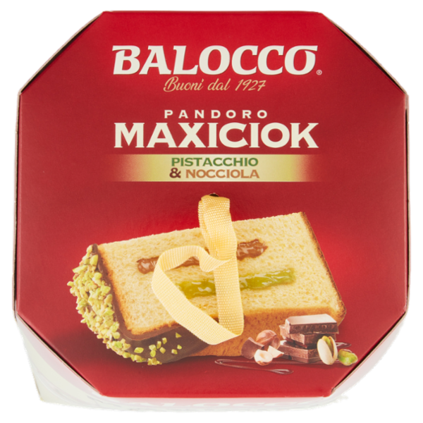 Balocco Pandoro Maxiciok Pistacchio & Nocciola 800 g